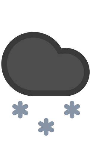 Some chance of snow. Fresh wind with gusts up to 85 km/h. High chance of low visibility. High chance of low temperatures with wind chill down to -8°C at 12pm.